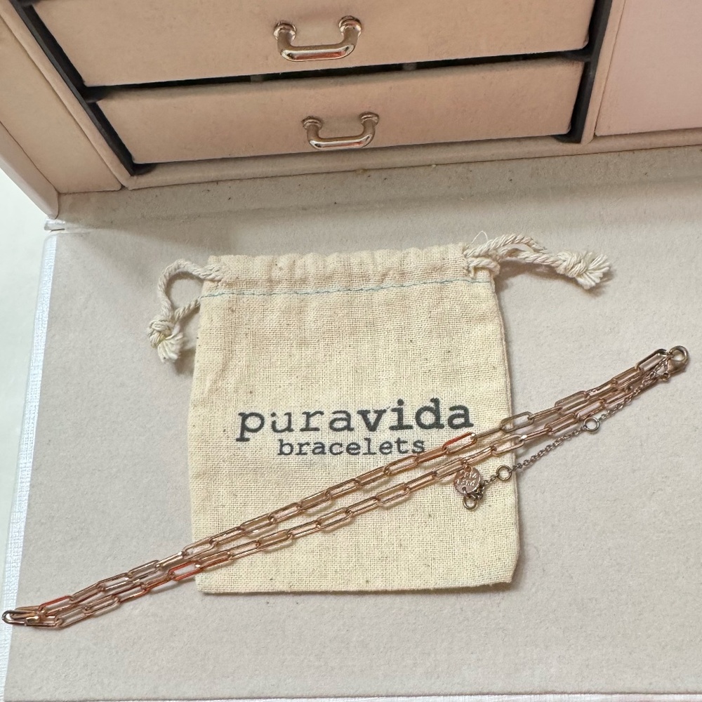 PuraVida Statement Paperclip Chain Necklace